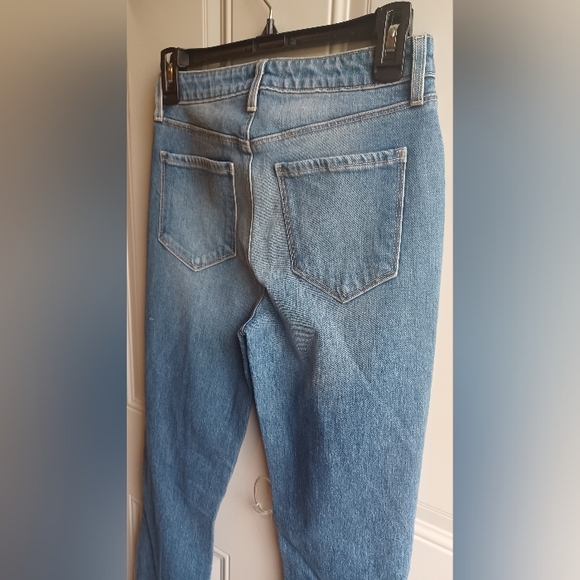 L'AGENCE High Line High Rise Skinny Distressed Jeans Size 25 FLAWED - Picture 8 of 11